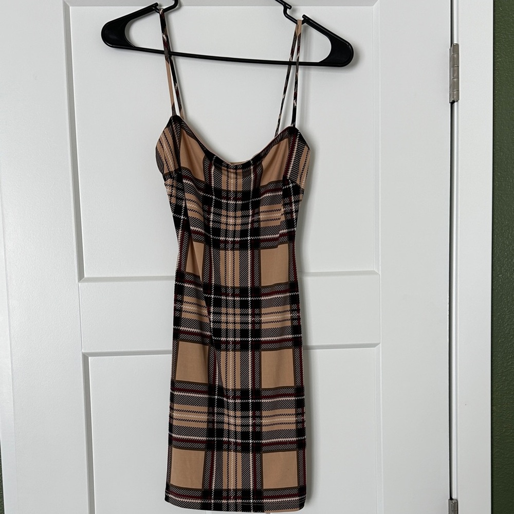 Windsor Plaid Mini Dress